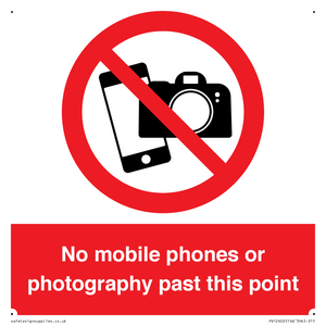No mobile phones or photography past this point